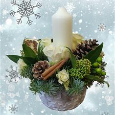  Christmas delight in White